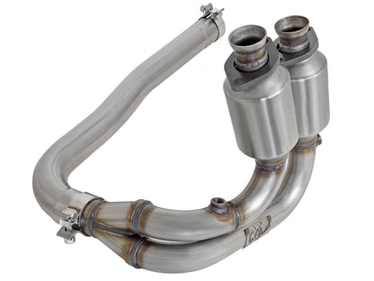 aFe Direct Fit Cat Converter Front | Jeep Wrangler TJ/LJ I6-4.0L (04-06) (47-48003)