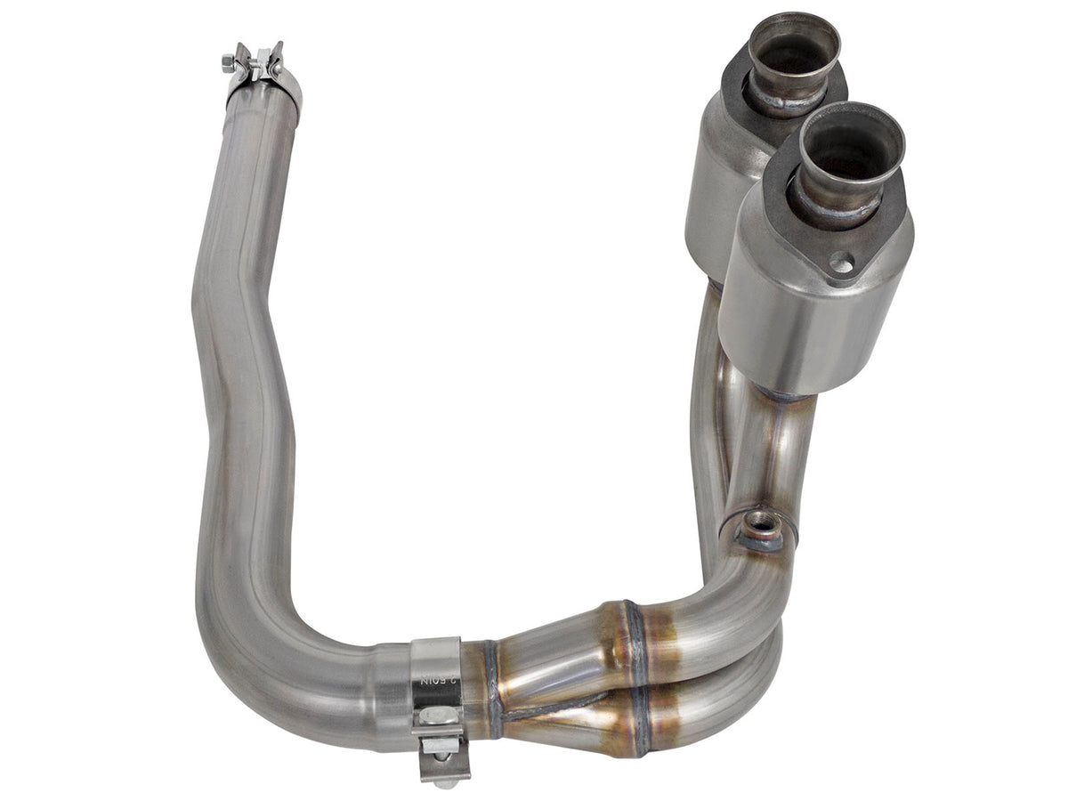 aFe Direct Fit Cat Converter Front | Jeep Wrangler TJ/LJ I6-4.0L (04-06) (47-48003)