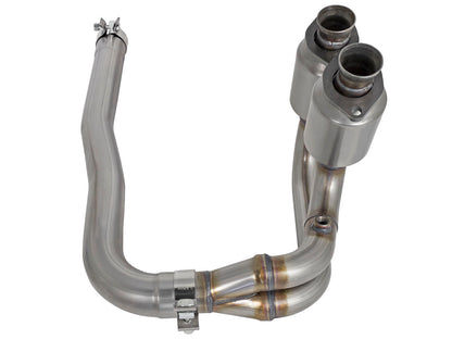 aFe Direct Fit Cat Converter Front | Jeep Wrangler TJ/LJ I6-4.0L (04-06) (47-48003)