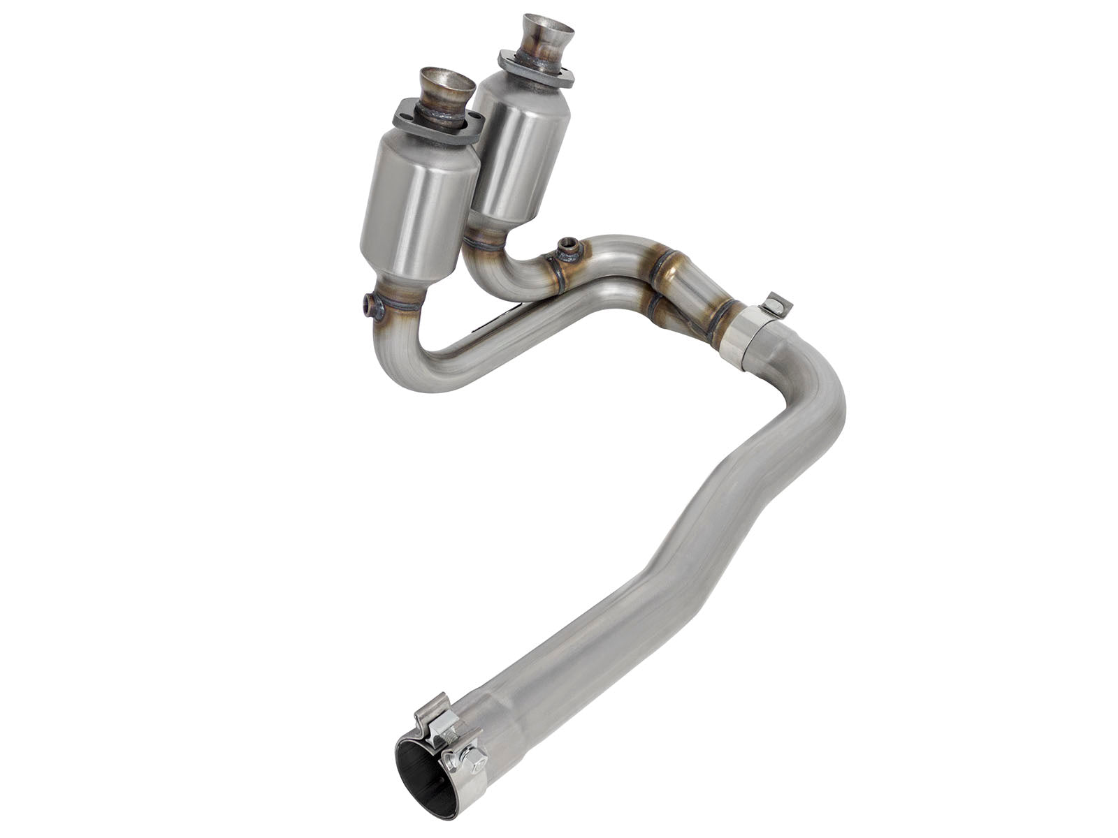 aFe Direct Fit Cat Converter Front | Jeep Wrangler TJ/LJ I6-4.0L (04-06) (47-48003)