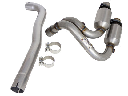aFe Direct Fit Cat Converter Front | Jeep Wrangler TJ/LJ I6-4.0L (04-06) (47-48003)