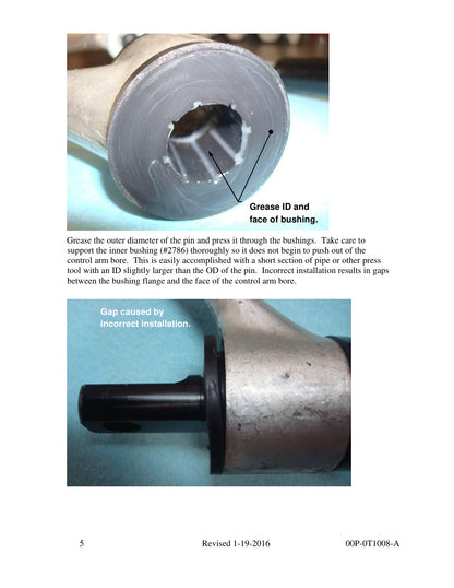 aFe Control Control Arm Bushing/Sleeve Set | Chevrolet Corvette C5/C6 (97-13) (470-401001-B)