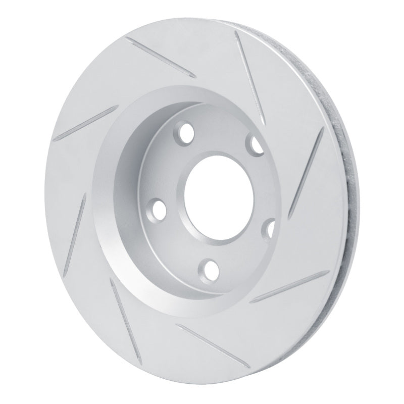 DFC Front Left Slotted Geoperformance Rotor: Jeep Wrangler 2.0L / 2.5L (07-18)