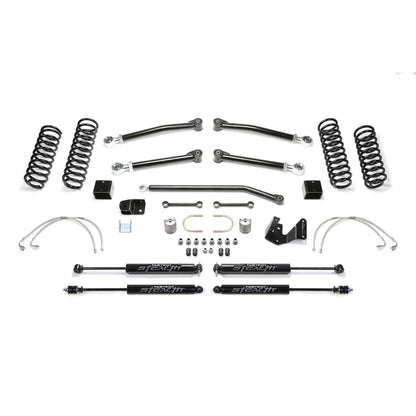 Fabtech 3" Trail II w/ Stealth Suspension Lift Kit | Jeep JK 2-Door (07-18) (K4051M)