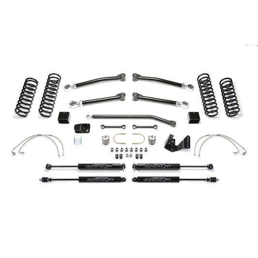 Fabtech 3" Trail II w/ Stealth Suspension System | Jeep JK 4-Door (07-18) (K4052M)