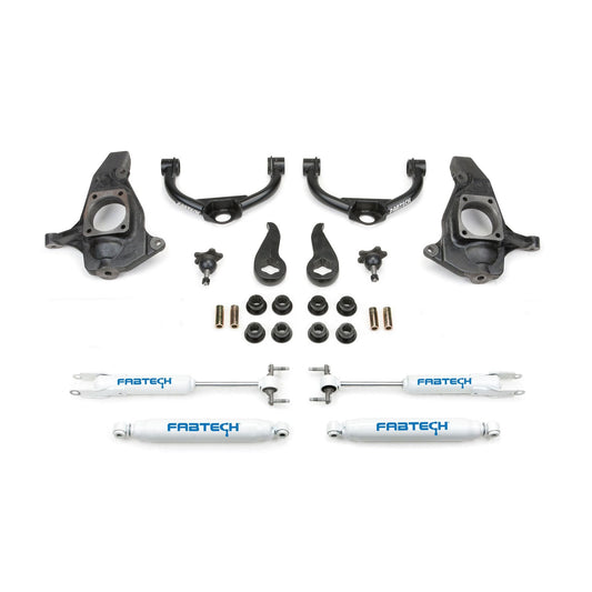 Fabtech 3.5in Ultimate Suspension System w/ Performance Shocks | GM C/K2500HD/3500HD (11-19) (K1055)