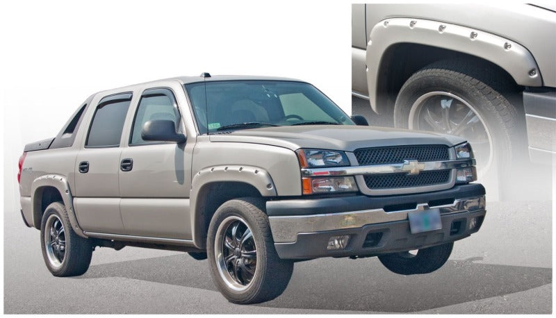 Husky Liners 2804948 Pocket Style Fender Flares 4pc For Chevrolet Avalanche 03-06