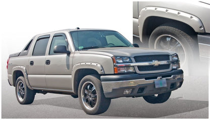 Husky Liners 2804948 Pocket Style Fender Flares 4pc For Chevrolet Avalanche 03-06