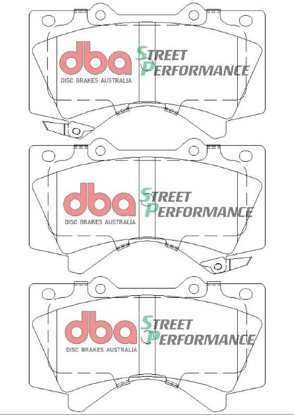 DBA SP Performance Front Brake Pads | Toyota Tundra (07-18) (DB1838SP)
