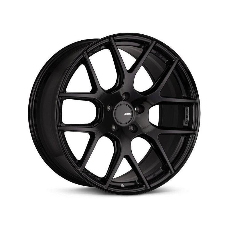 (set of 4) Enkei XM-6 Gloss Black | 18x8" +40mm | 5x120mm Wheels