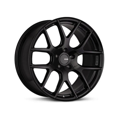 (set of 4) Enkei XM-6 Gloss Black | 18x8" +40mm | 5x120mm Wheels