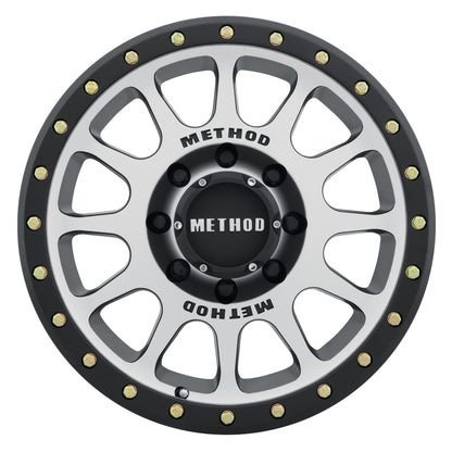 Method MR305 NV Machined - Matte Black Lip | 17x8.5" +0mm | 8x170mm Wheel