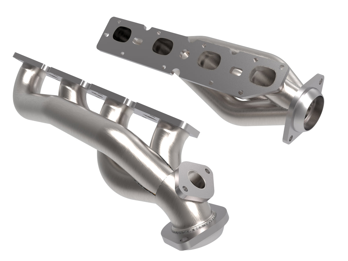 aFe Twisted Steel 304SS Shorty Header | Dodge Ram 1500/2500/3500 V8-6.4L (19-26) (48-32029)