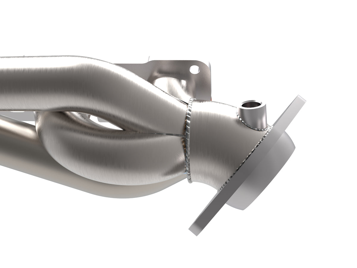 aFe 1-7/8" Twisted Steel 304SS Shorty Headers | Ram 1500 TRX V8-6.2L 2021 (48-32030)