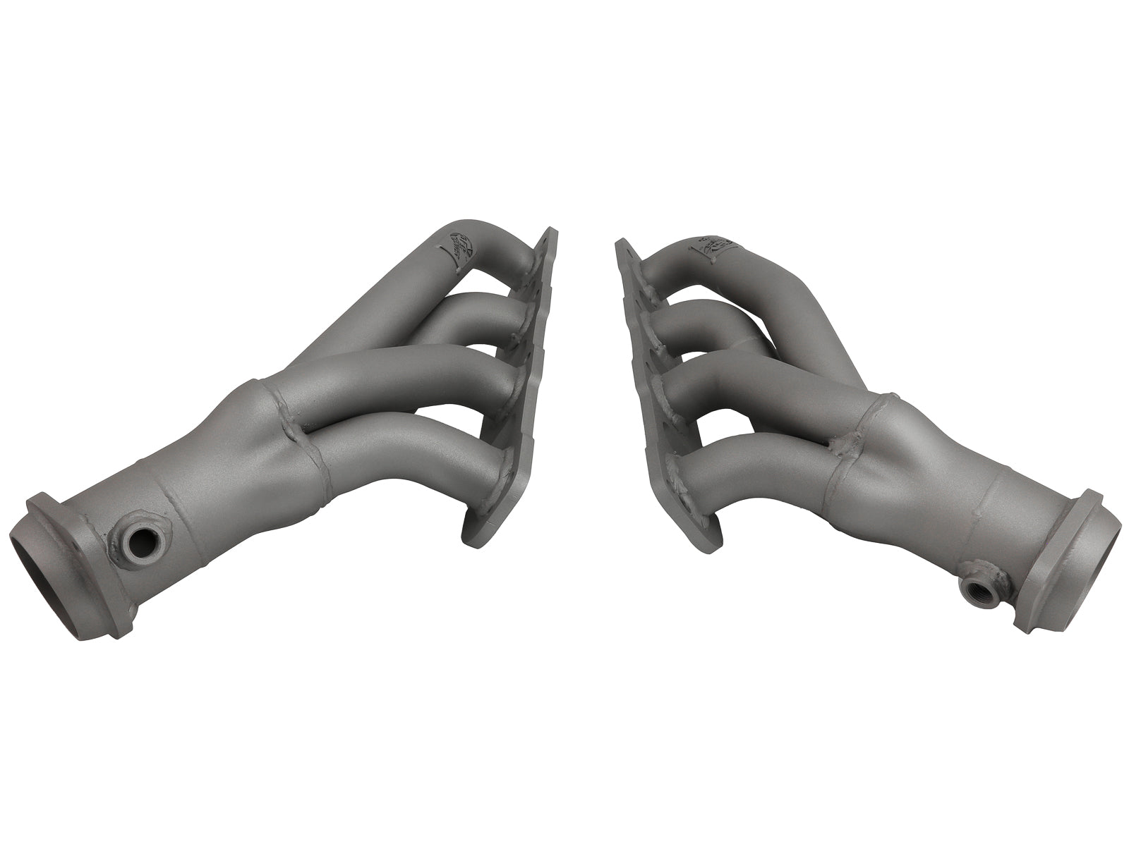 aFe Twisted Steel 304SS Short Header 15-22 Dodge Challenger SC V8-6.2L / 6.4L HEMI Titanium Coating