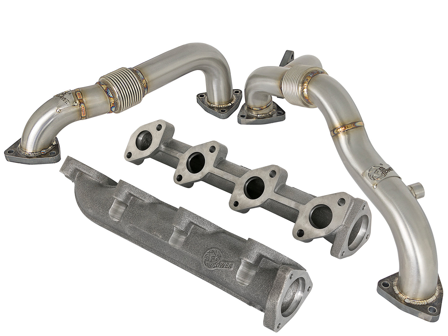 aFe Power Up-Pipes/Manifold | Ford 6.4L Diesel 08-10 (48-33016-PK)