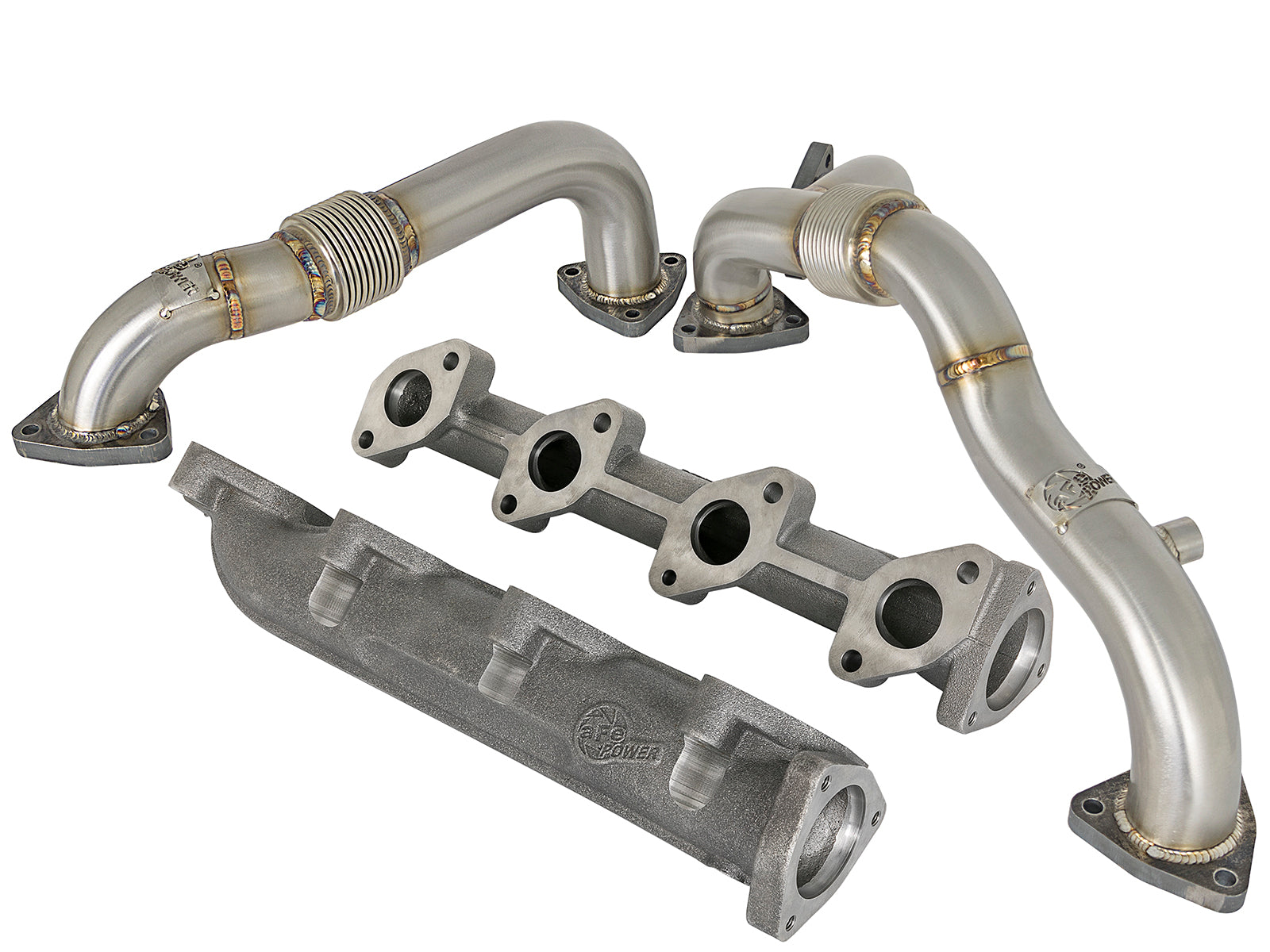 aFe Power Up-Pipes/Manifold | Ford 6.4L Diesel 08-10 (48-33016-PK)