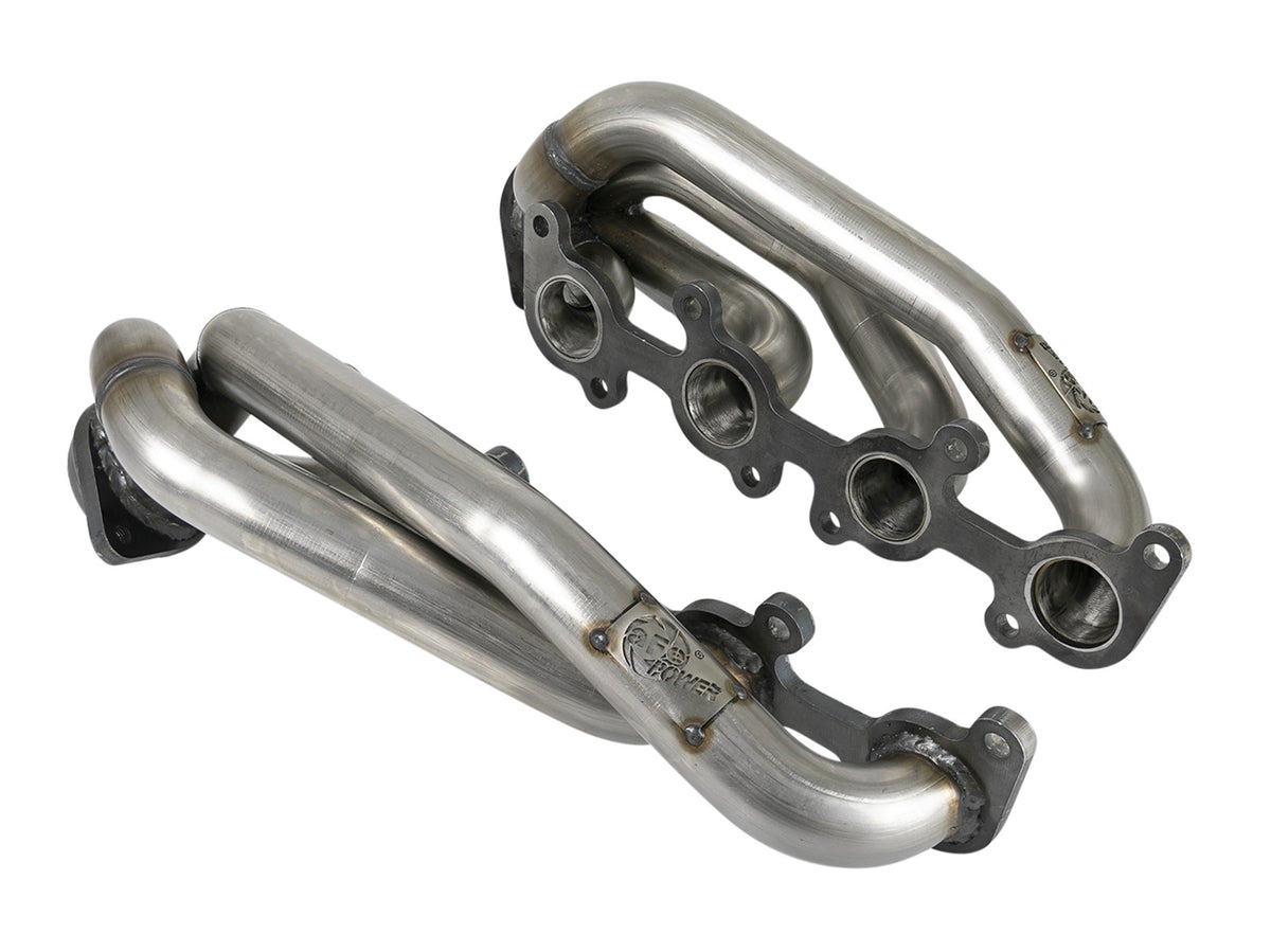 aFe Twisted Steel 1-5/8in SS Headers | Ford F-150 15-22 (48-33025-1)