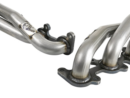 aFe Twisted Steel 1-5/8in SS Headers | Ford F-150 15-22 (48-33025-1)