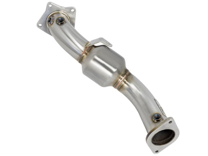 aFe Twisted Steel Down-Pipe Catted | Cadillac ATS 13-16/15-19, Camaro 16-26 (48-34126-HC)