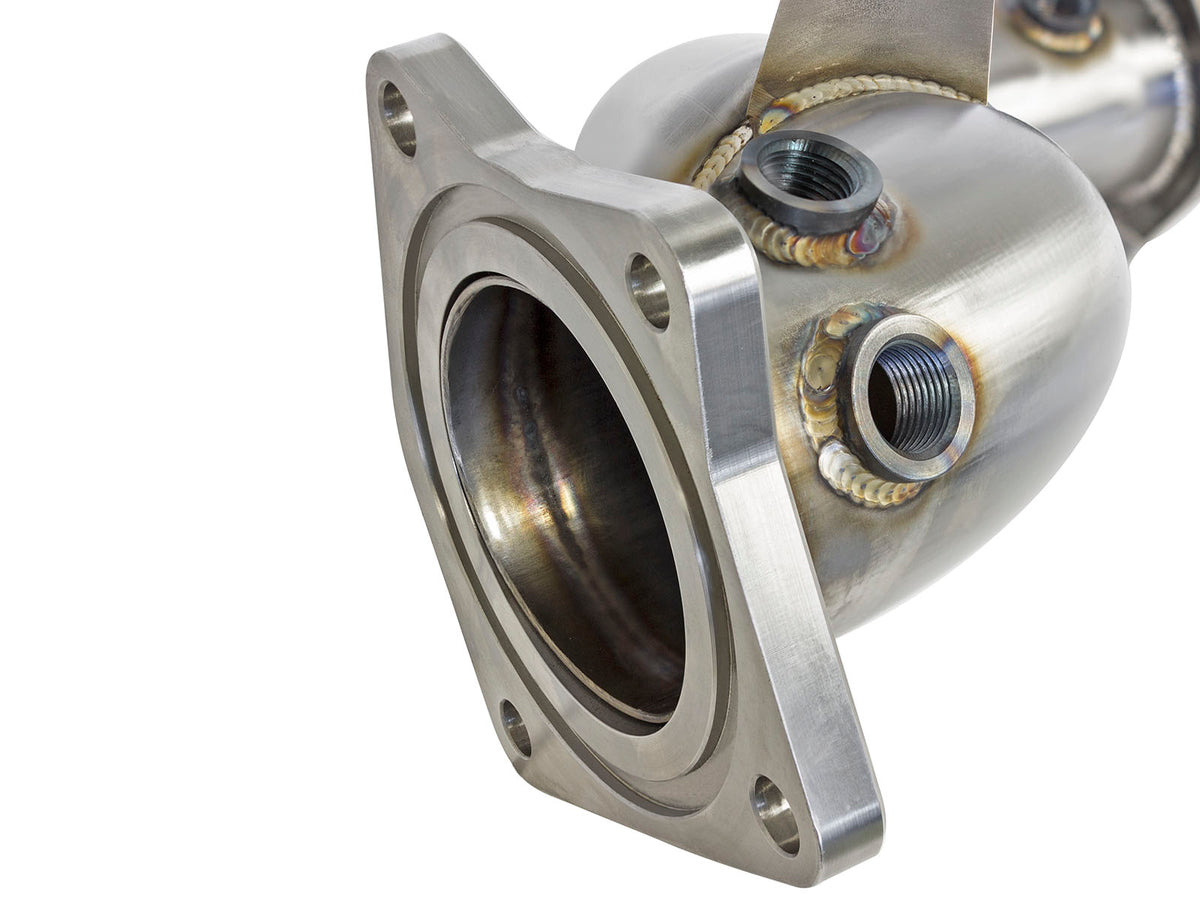 aFe Twisted Steel Down-Pipe Catted | Cadillac ATS 13-16/15-19, Camaro 16-26 (48-34126-HC)