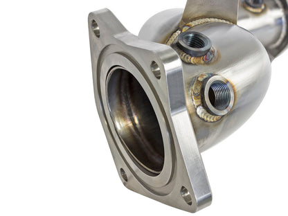 aFe Twisted Steel Down-Pipe Catted | Cadillac ATS 13-16/15-19, Camaro 16-26 (48-34126-HC)