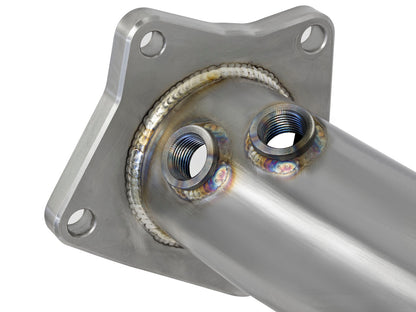 aFe Twisted Steel Down-Pipe Catted | Cadillac ATS 13-16/15-19, Camaro 16-26 (48-34126-HC)