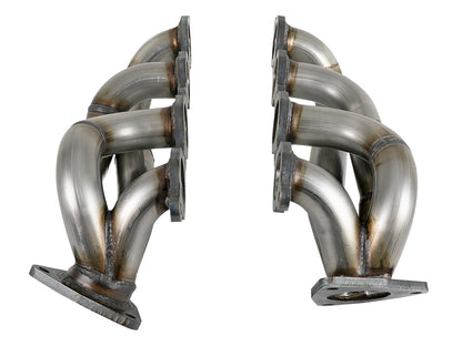 aFe Twisted Steel 1-3/4in 304SS Shorty Headers | GM Silverado/Sierra 1500 V8-5.3L/6.2L (19+) (48-34134)