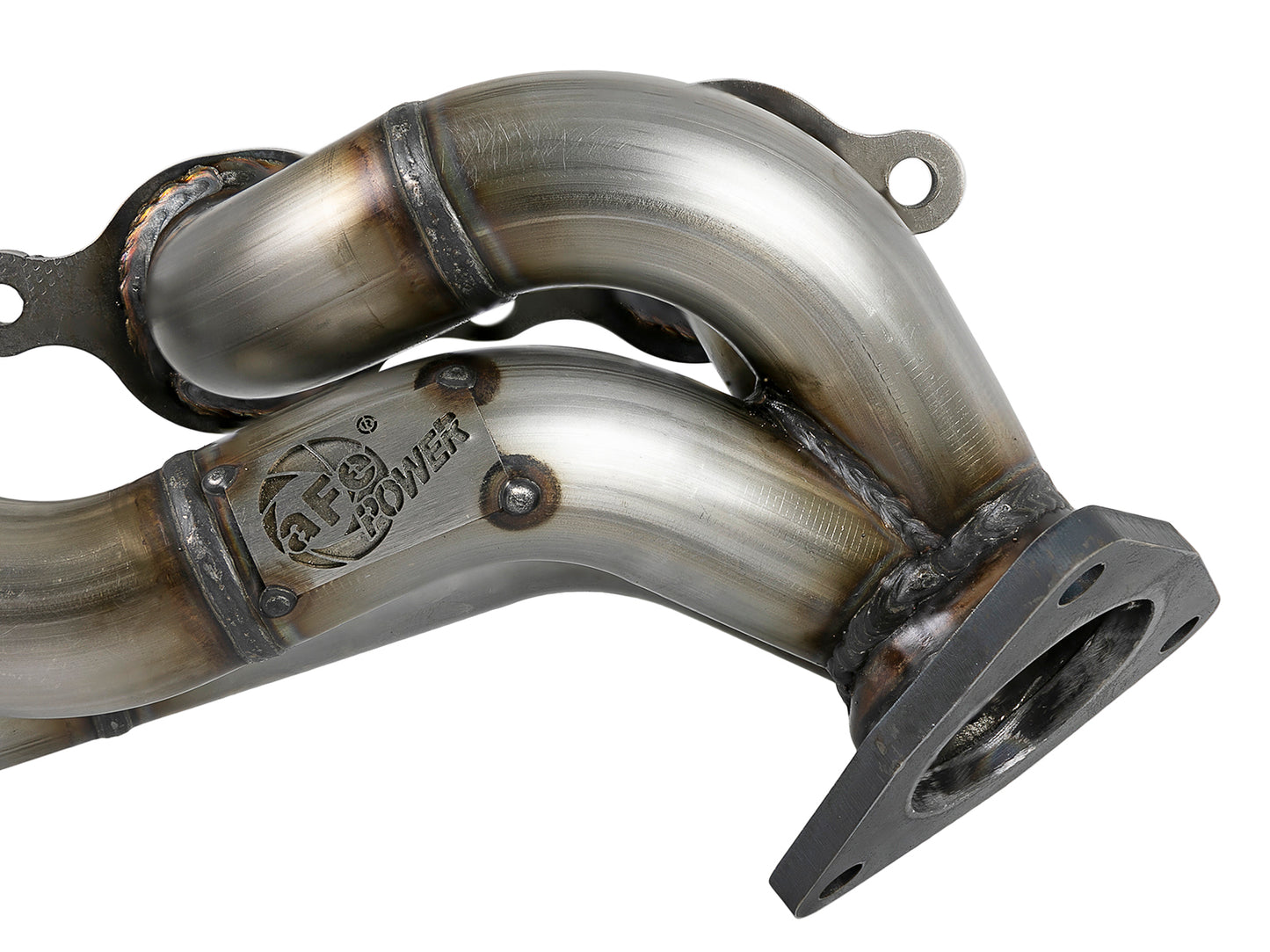 aFe Twisted Steel 1-3/4in 304SS Shorty Headers | GM Silverado/Sierra 1500 V8-5.3L/6.2L (19+) (48-34134)