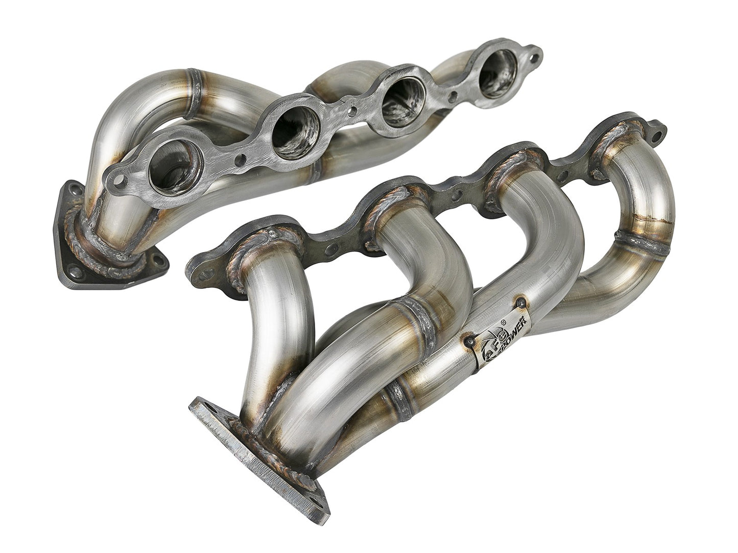 aFe Twisted 1-3/4in SS Shorty Header | GM 2500/3500HD 6.6L V8 (03-26) (48-34145)