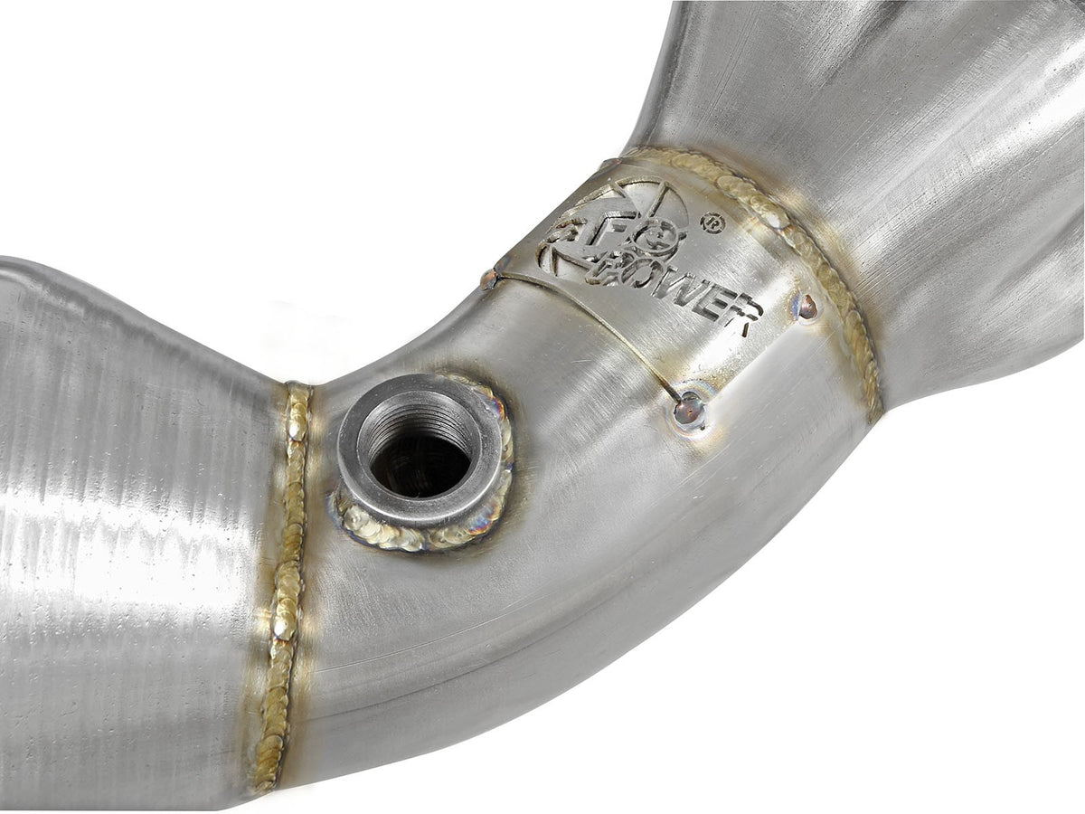 aFe 1-5/8" 304 SS Long Tube Header w/Cat | Toyota 86/FRS/BRZ (12-17) (48-36005-1HC)