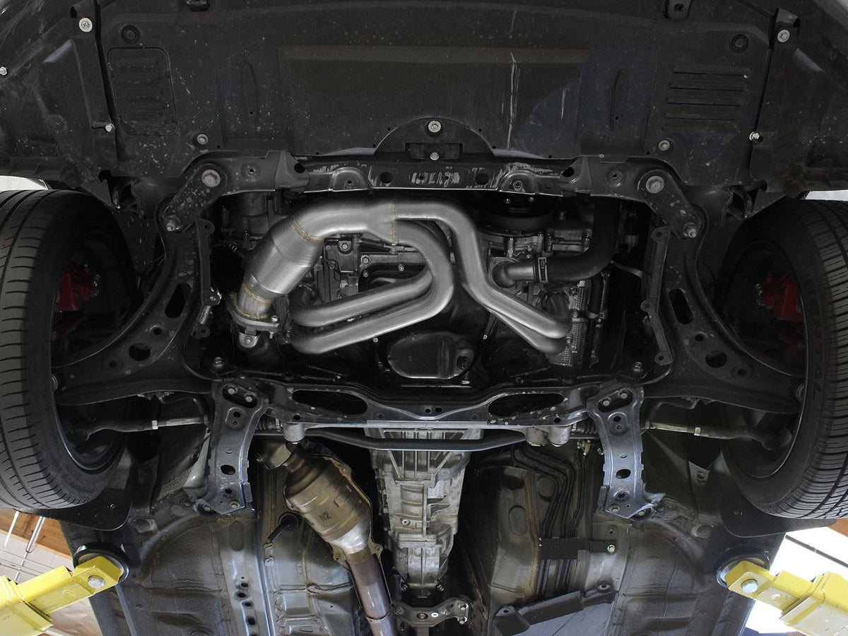 aFe 1-5/8" 304 SS Long Tube Header w/Cat | Toyota 86/FRS/BRZ (12-17) (48-36005-1HC)