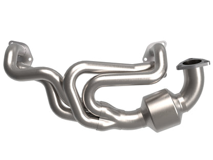 aFe Twisted Steel 1-5/8-2-1/2in SS Header w/ Cat | Subaru Outback/Legacy (09-23) (48-36804-HC)