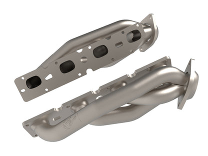 aFe Twisted Steel 11-21 Jeep Grand Cherokee WK2 5.7L V8 Titanium Headers Ceramic Coated (48-38029-T)