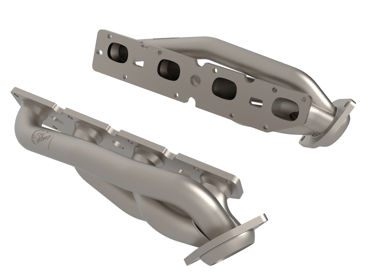 aFe Twisted Steel 11-21 Jeep Grand Cherokee WK2 5.7L V8 Titanium Headers Ceramic Coated (48-38029-T)