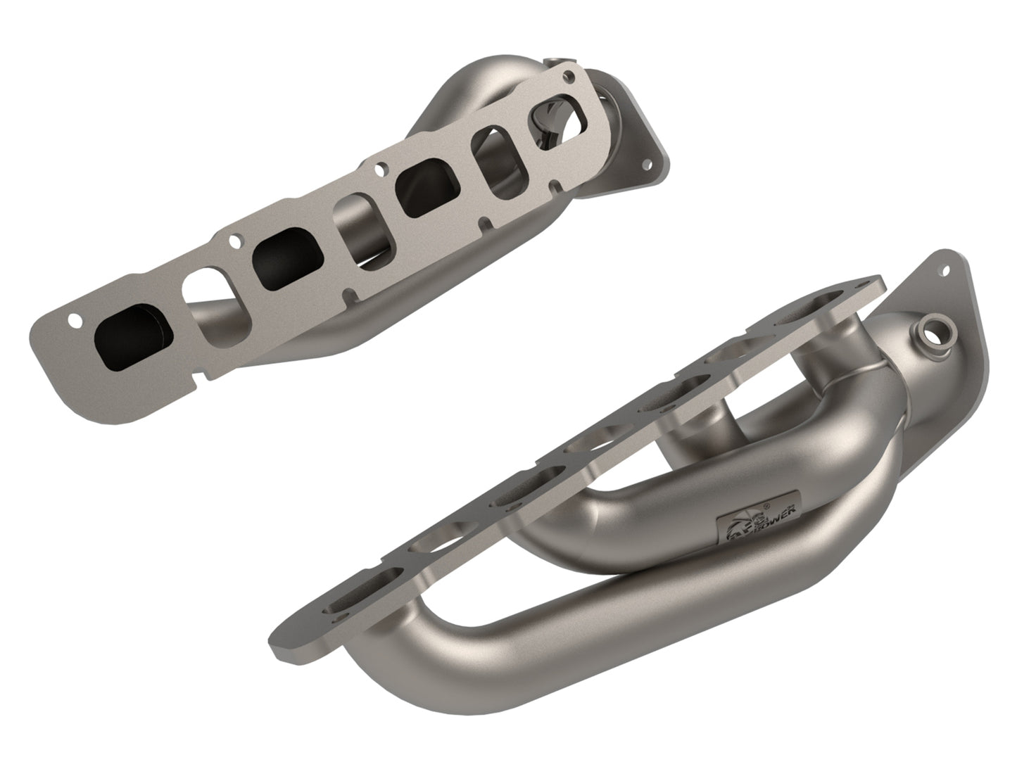 aFe Twisted Steel Headers Titanium Cerakote | Jeep Wrangler 18-26 JL 6.4L (48-38031-T)