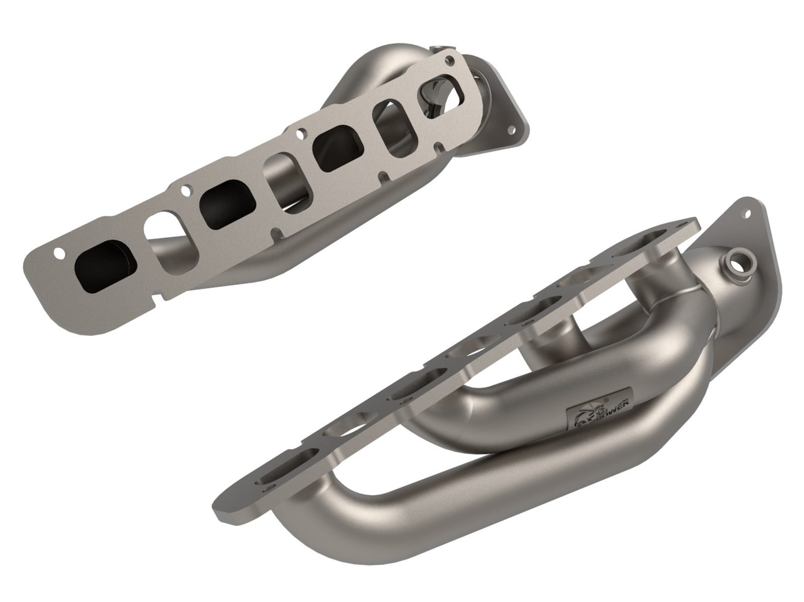 aFe Twisted Steel Headers Titanium Cerakote | Jeep Wrangler 18-26 JL 6.4L (48-38031-T)