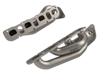 aFe Twisted Steel Headers Titanium Cerakote | Jeep Wrangler 18-26 JL 6.4L (48-38031-T)