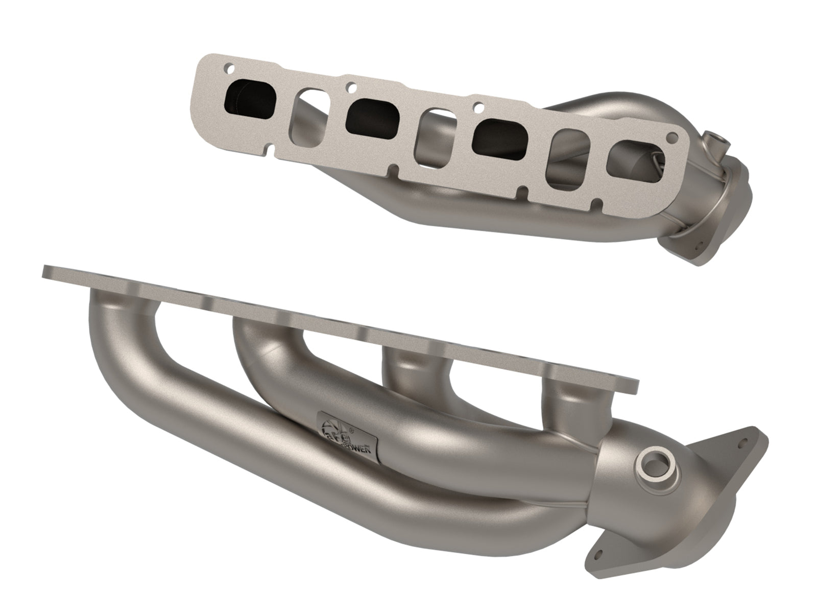 aFe Twisted Steel Headers Titanium Cerakote | Jeep Wrangler 18-26 JL 6.4L (48-38031-T)