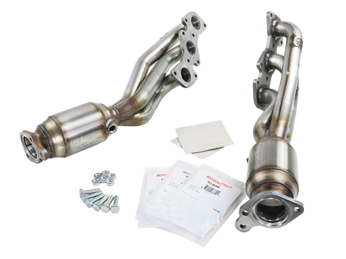 aFe Twisted Steel 1-5/8in SS Long Tube Header | Toyota 4Runner/FJ Cruiser/Tacoma (48-46001-1HC)
