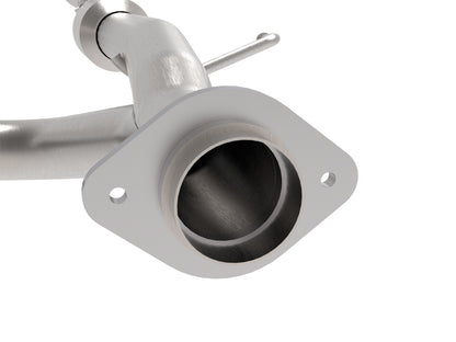 aFe 2-3 IN Twisted Steel Y-Pipe w/Cat | Toyota Tacoma V6 4.0L (05-15) (48-46006-RC)