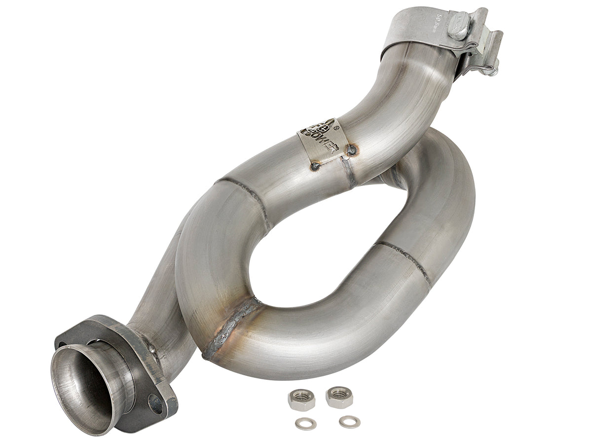 aFe Twisted Steel Loop Relocation Pipe | Jeep Wrangler JK 07-18 (48-48021)