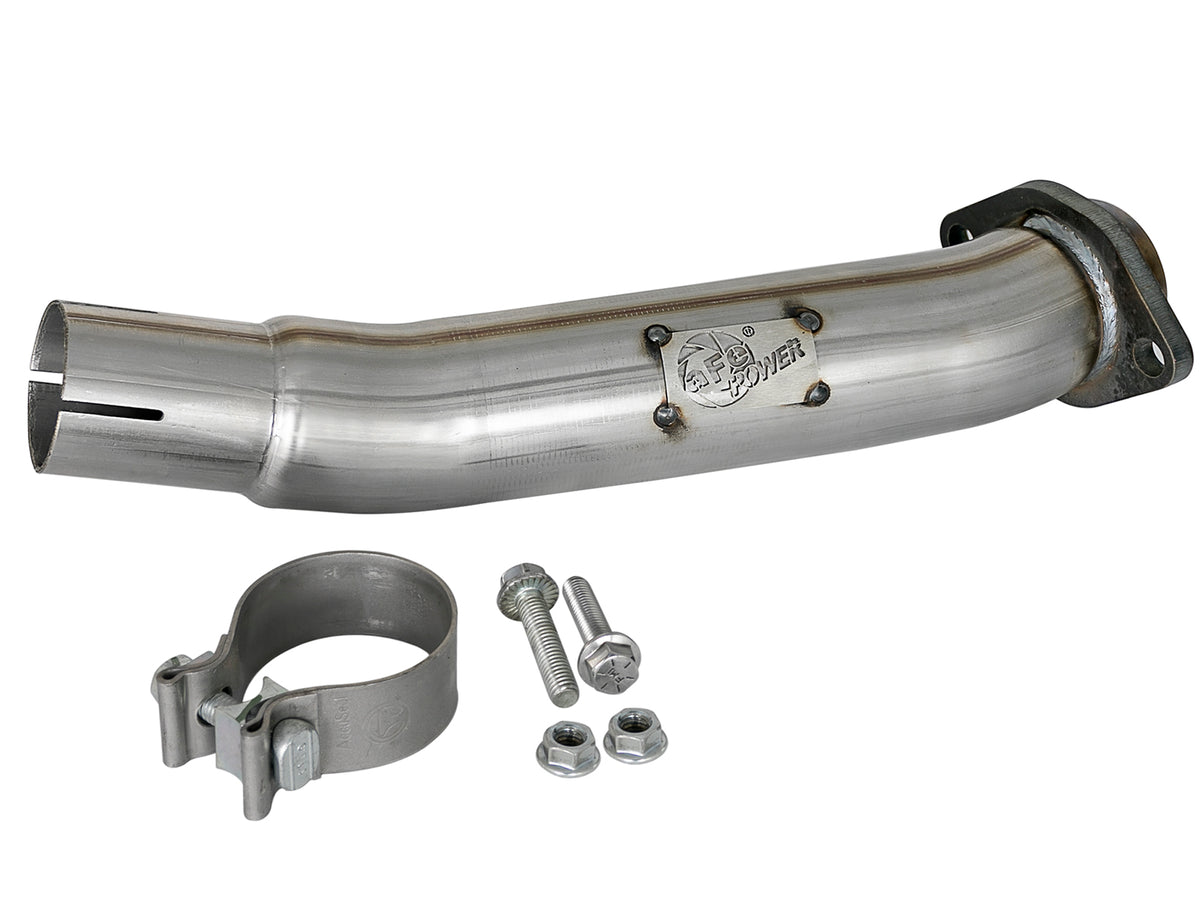 aFe Twisted Steel 2in SS Loop Delete Down-Pipe | Jeep JL/Gladiator (18+) (48-48024)