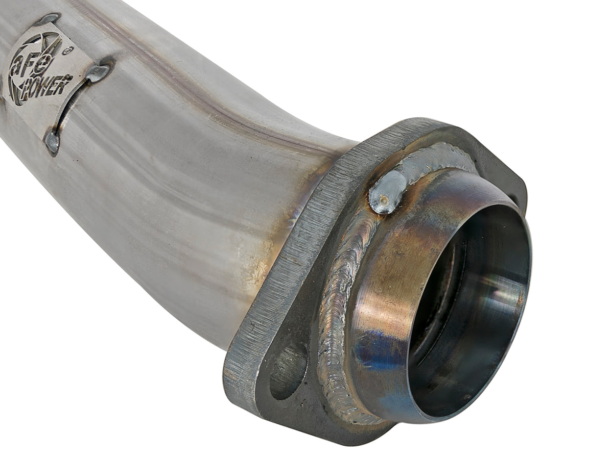 aFe Twisted Steel 2in SS Loop Delete Down-Pipe | Jeep JL/Gladiator (18+) (48-48024)