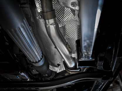 aFe Twisted Steel 2in SS Loop Delete Down-Pipe | Jeep JL/Gladiator (18+) (48-48024)