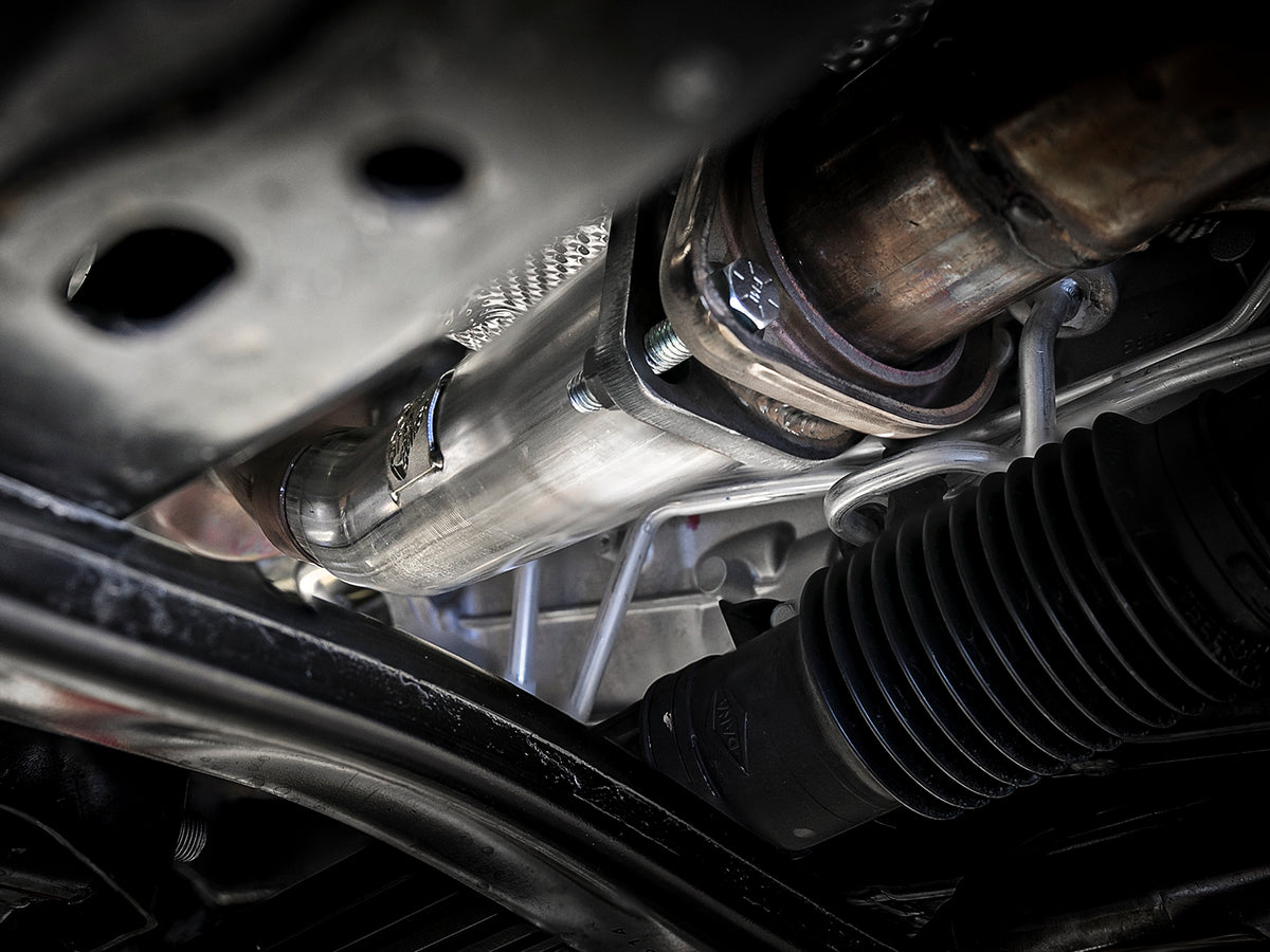 aFe Twisted Steel 2in SS Loop Delete Down-Pipe | Jeep JL/Gladiator (18+) (48-48024)