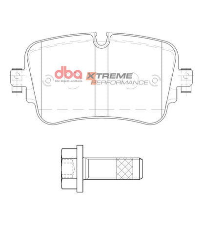 DBA Rear XP Performance Brake Pads | Audi A8 Quattro (19-21) (DB15031XP)