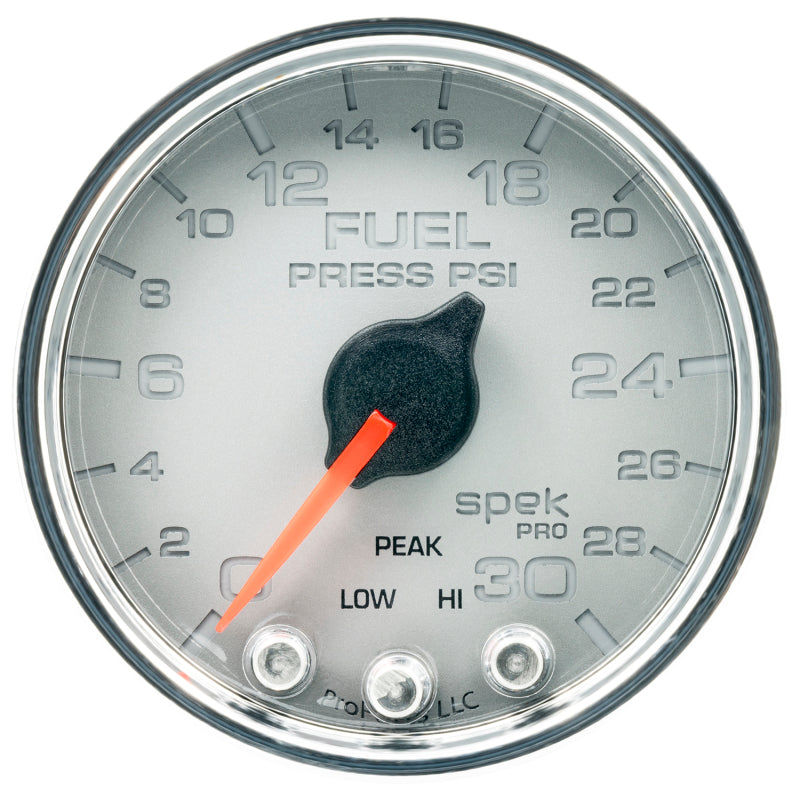 Autometer Spek-Pro 2 & 1/16" Fuel Press Gauge 30PSI