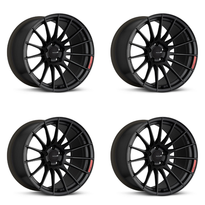 (set of 4) Enkei RS05-RR Matte Gunmetal Grey | 18x9.5" +43mm | 5x108mm Wheel