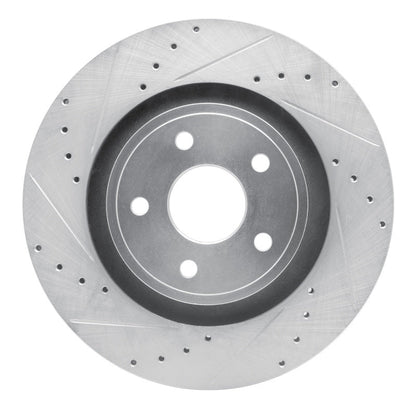 DFC D&S Silver Brake Rotor (FRONT LEFT): Jeep Grand Cherokee (06-10)